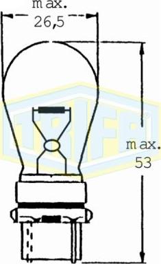 Trifa 00327 - Лампа розжарювання, ліхтар покажчика повороту avtolavka.club