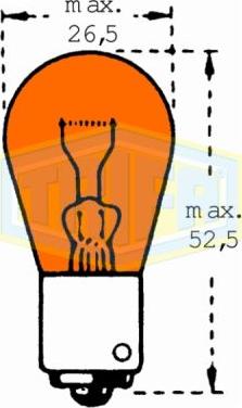 Trifa 80381 - Лампа розжарювання, ліхтар покажчика повороту avtolavka.club