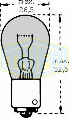 Trifa 30381 - Лампа розжарювання, ліхтар покажчика повороту avtolavka.club