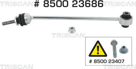 Triscan 8500 23686 - Тяга / стійка, стабілізатор avtolavka.club