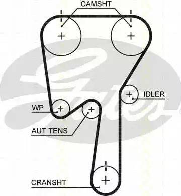 Triscan 8647 10073 - Комплект ременя ГРМ avtolavka.club