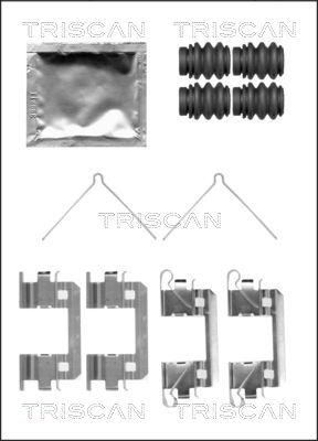 Triscan 8105 401620 - Комплектуючі, колодки дискового гальма avtolavka.club