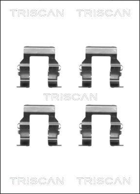 Triscan 8105 421589 - Комплектуючі, колодки дискового гальма avtolavka.club