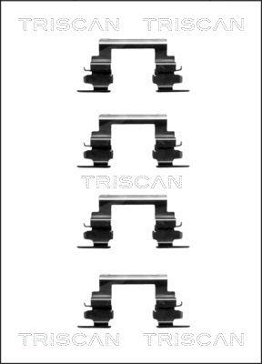 Triscan 8105 421588 - Комплектуючі, колодки дискового гальма avtolavka.club