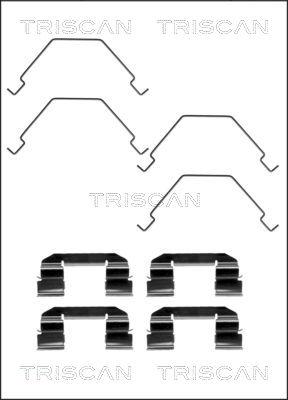 Triscan 8105 501583 - Комплектуючі, колодки дискового гальма avtolavka.club