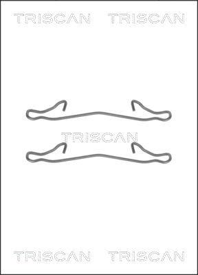 Triscan 8105 161563 - Комплектуючі, колодки дискового гальма avtolavka.club