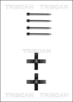 Triscan 8105 101590 - Комплектуючі, колодки дискового гальма avtolavka.club