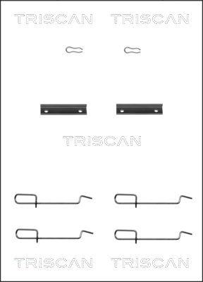 Triscan 8105 101592 - Комплектуючі, колодки дискового гальма avtolavka.club