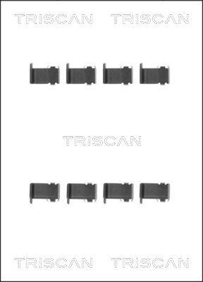 Triscan 8105 101597 - Комплектуючі, колодки дискового гальма avtolavka.club