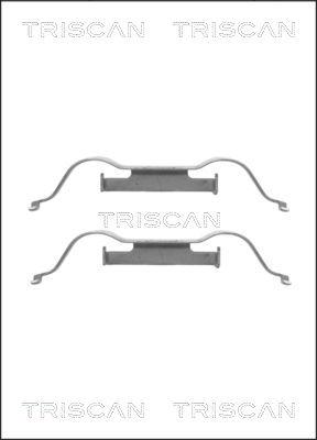 Triscan 8105 101626 - Комплектуючі, колодки дискового гальма avtolavka.club