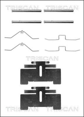 Triscan 8105 101244 - Комплектуючі, колодки дискового гальма avtolavka.club