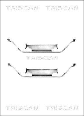 Triscan 8105 111571 - Комплектуючі, колодки дискового гальма avtolavka.club