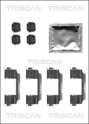 Triscan 8105 131646 - Комплектуючі, колодки дискового гальма avtolavka.club