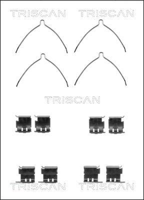 Triscan 8105 131630 - Комплектуючі, колодки дискового гальма avtolavka.club