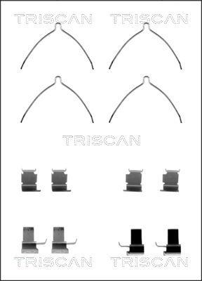 Triscan 8105 131629 - Комплектуючі, колодки дискового гальма avtolavka.club