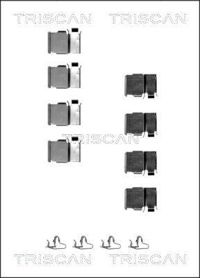 Triscan 8105 131624 - Комплектуючі, колодки дискового гальма avtolavka.club