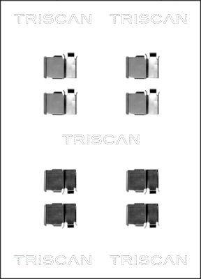 Triscan 8105 131620 - Комплектуючі, колодки дискового гальма avtolavka.club