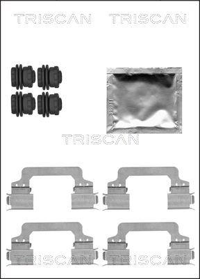 Triscan 8105 171602 - Комплектуючі, колодки дискового гальма avtolavka.club