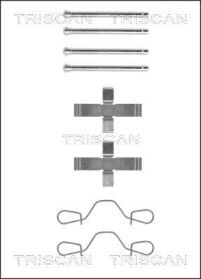 Triscan 8105 291410 - Комплектуючі, колодки дискового гальма avtolavka.club