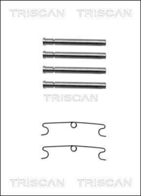 Triscan 8105 291601 - Комплектуючі, колодки дискового гальма avtolavka.club