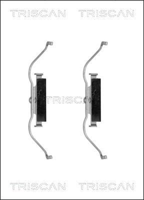 Triscan 8105 291612 - Комплектуючі, колодки дискового гальма avtolavka.club