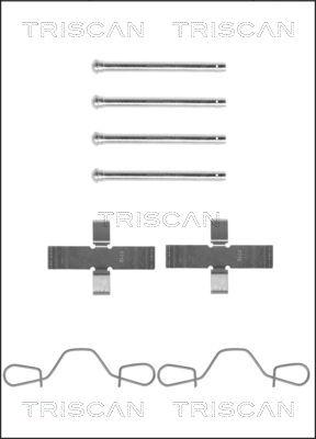 Triscan 8105 291397 - Комплектуючі, колодки дискового гальма avtolavka.club