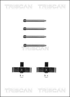 Triscan 8105 231581 - Комплектуючі, колодки дискового гальма avtolavka.club