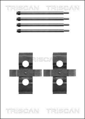 Triscan 8105 231601 - Комплектуючі, колодки дискового гальма avtolavka.club