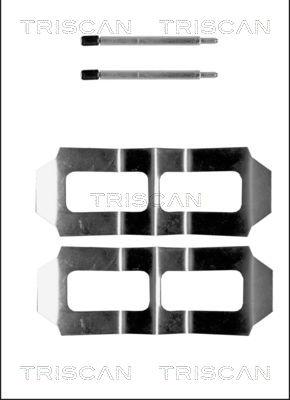 Triscan 8105 231367 - Комплектуючі, колодки дискового гальма avtolavka.club