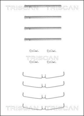 Triscan 8105 271359 - Комплектуючі, колодки дискового гальма avtolavka.club
