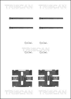 Triscan 8105 271206 - Комплектуючі, колодки дискового гальма avtolavka.club