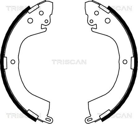Triscan 8100 42605 - Комплект гальм, барабанний механізм avtolavka.club