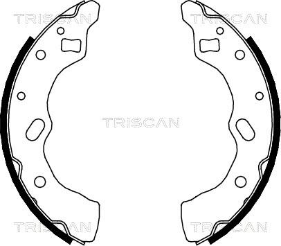 Triscan 8100 50556 - Комплект гальм, барабанний механізм avtolavka.club