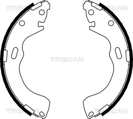 Triscan 8100 50616 - Комплект гальм, барабанний механізм avtolavka.club