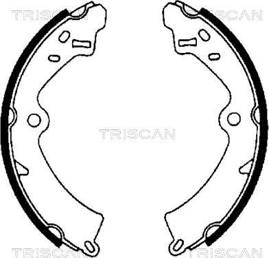 Triscan 8100 69473 - Комплект гальм, барабанний механізм avtolavka.club