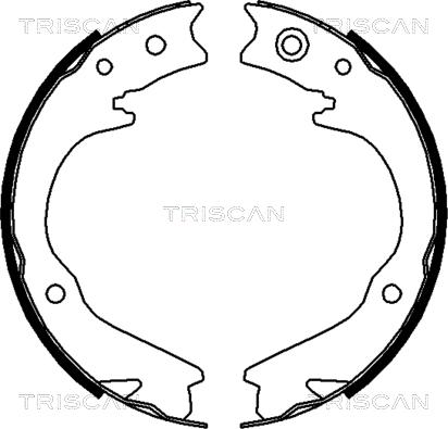 Triscan 8100 68003 - Комплект гальм, ручник, парковка avtolavka.club