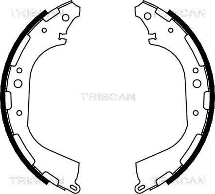 Triscan 8100 14564 - Комплект гальм, барабанний механізм avtolavka.club