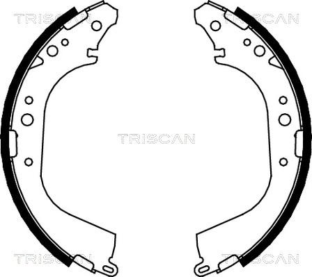 Triscan 8100 14565 - Комплект гальм, барабанний механізм avtolavka.club