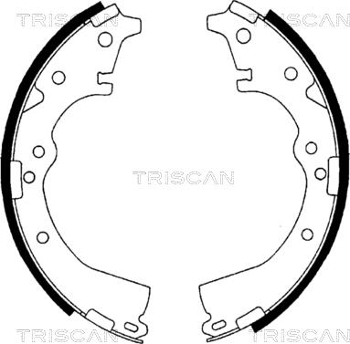 Triscan 8100 13426 - Комплект гальм, барабанний механізм avtolavka.club