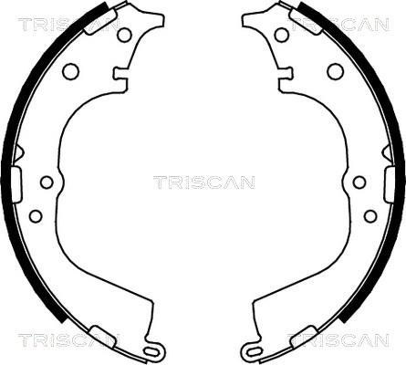 Triscan 8100 13591 - Комплект гальм, барабанний механізм avtolavka.club