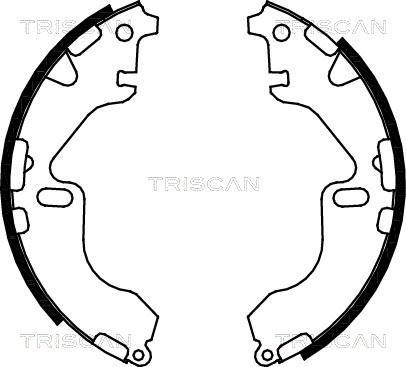 Triscan 8100 13044 - Комплект гальм, барабанний механізм avtolavka.club