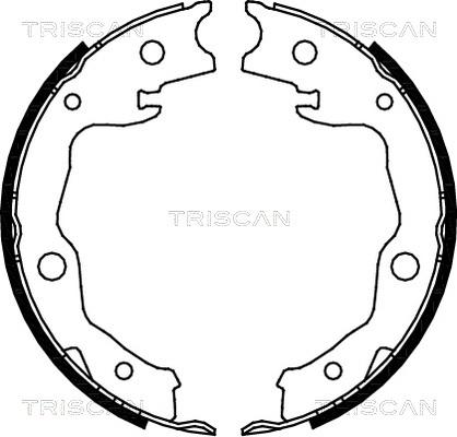 Triscan 8100 13042 - Комплект гальм, барабанний механізм avtolavka.club