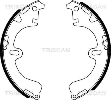 Triscan 8100 13051 - Комплект гальм, барабанний механізм avtolavka.club