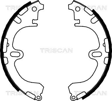 Triscan 8100 13032 - Комплект гальм, барабанний механізм avtolavka.club