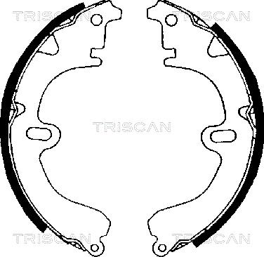 Triscan 8100 13392 - Комплект гальм, барабанний механізм avtolavka.club