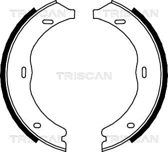 Triscan 8100 23030 - Комплект гальм, барабанний механізм avtolavka.club