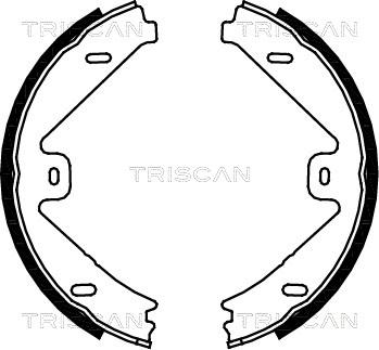 Triscan 8100 23033 - Комплект гальм, барабанний механізм avtolavka.club