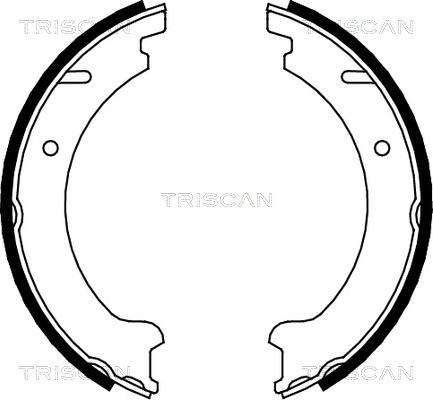 Triscan 8100 27506 - Комплект гальм, ручник, парковка avtolavka.club