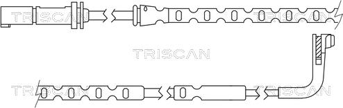 Triscan 8115 11041 - Сигналізатор, знос гальмівних колодок avtolavka.club