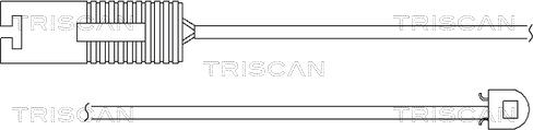 Triscan 8115 11009 - Сигналізатор, знос гальмівних колодок avtolavka.club